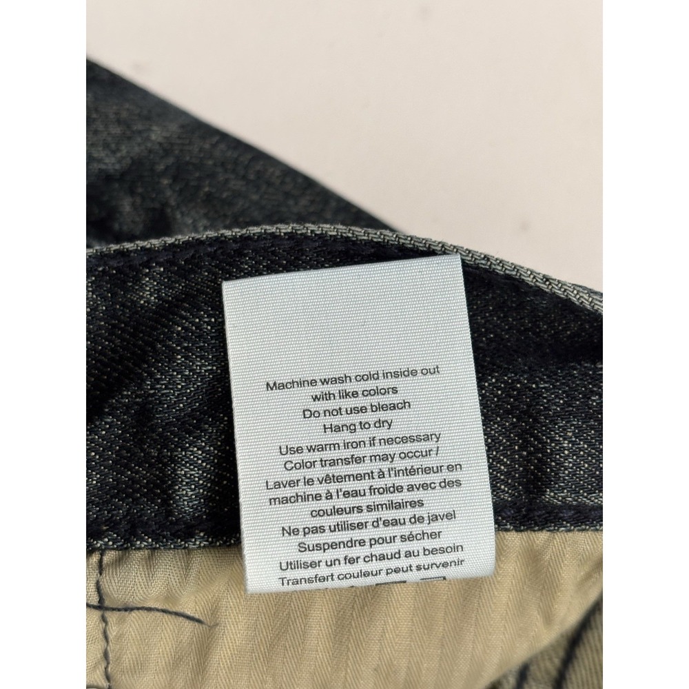 RAG & BONE Jeans Mens Fit 2 Slim Whiskered Distressed Indie- 30x32 Ainsley Dark - Picture 6 of 11